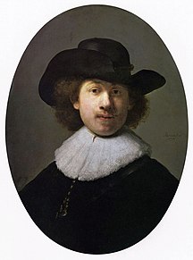 Рембрандт у 1632, коли він мав великий успіх як модний портретист у цьому стилі.