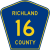 Richland County Route 16 ND.svg