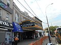 Marquee for the former RKO Movie Theater in the Richmond Hill section of Queens.