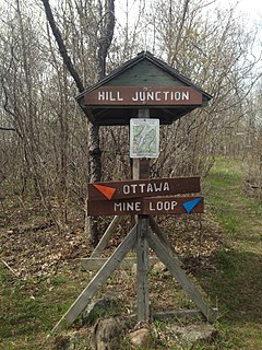 Rideau Trail hiking trail in eastern Ontario, Canada