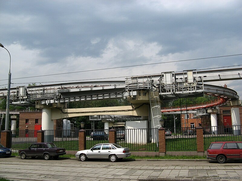 File:Rostokino (Moscow Monorail depot) - switch.jpg