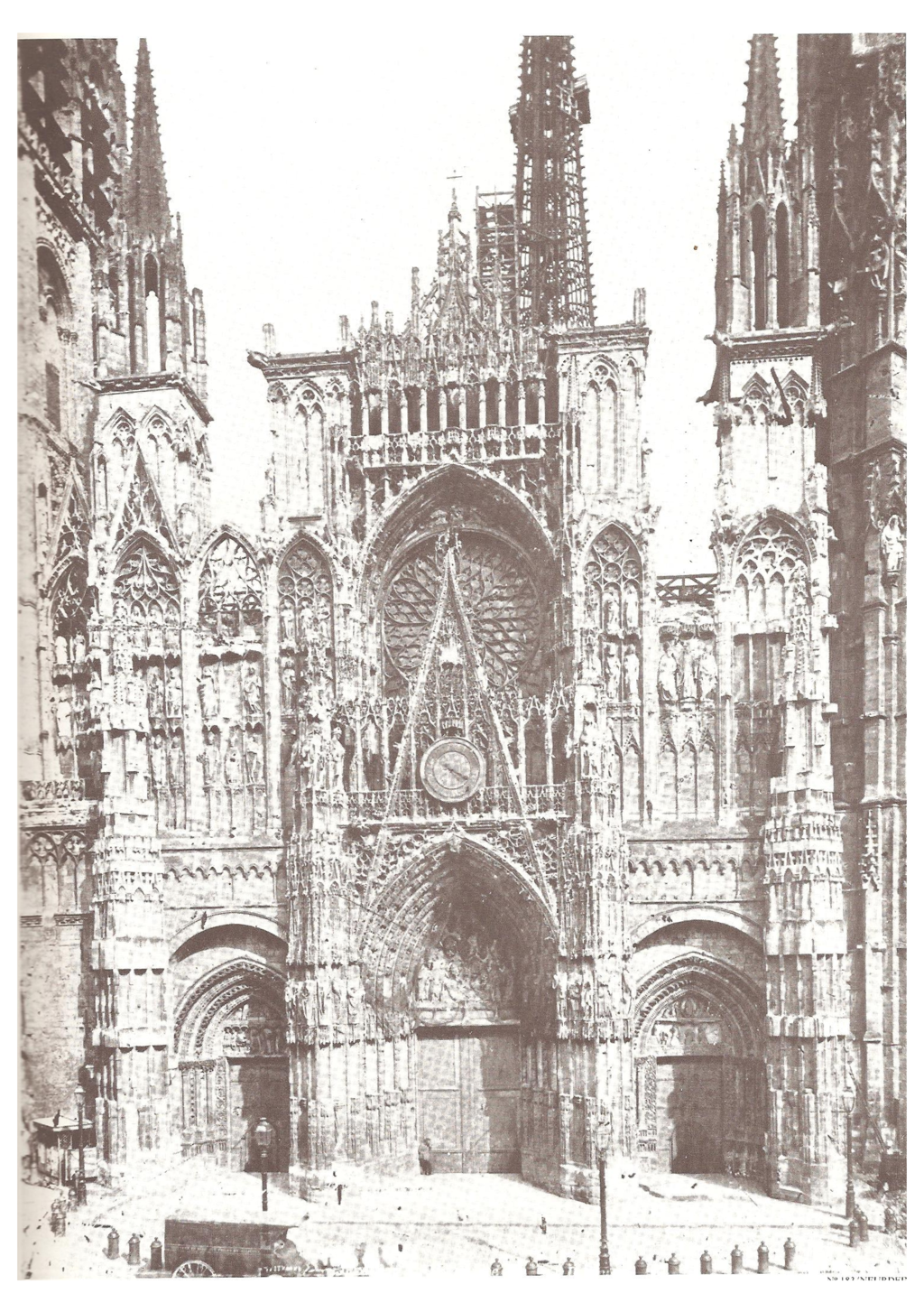 Rouen cathedrale en 1881 pessiot