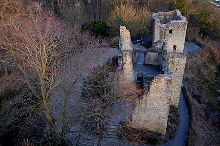 Ruine Hohensyburg, Blick vom Vincketurm
