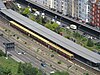 Messe Nord/ICC railway station as seen from the Berliner Funkturm in 2008