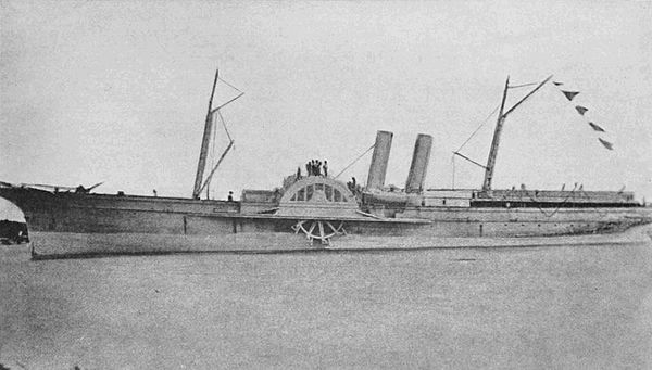 Blockade runner SS A.D. Vance, captured by the Union Navy and recommissioned as Advance