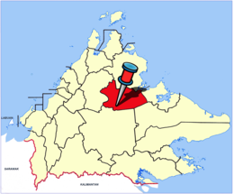 Location of தெலுபிட் மாவட்டம்
