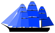 Sail plan ship