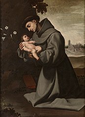 Saint Antoine de Padoue avec l'Enfant Jésus