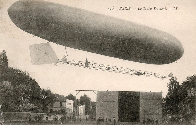 File:Santos-Dumont dirigeable CPA 1904.JPG