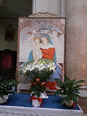 Santuàriu de Vâsùrda (Garésce), internu, Còppia de l'imàgine da Madònna cu-u Bambìn