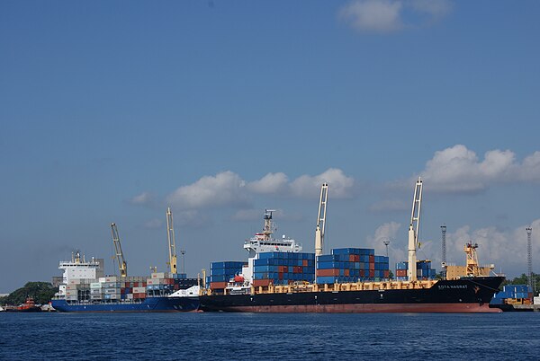 The International Seaport of Davao, the busiest port in Mindanao.