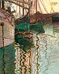 Hafen von Triëst, Schiele