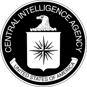 Seal of the Central Intelligence Agency (B&W).svg