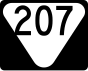 State Route 207 маркер