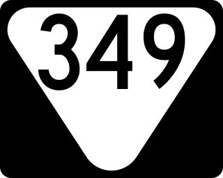 <span class="mw-page-title-main">Tennessee State Route 349</span> Highway in Tennessee