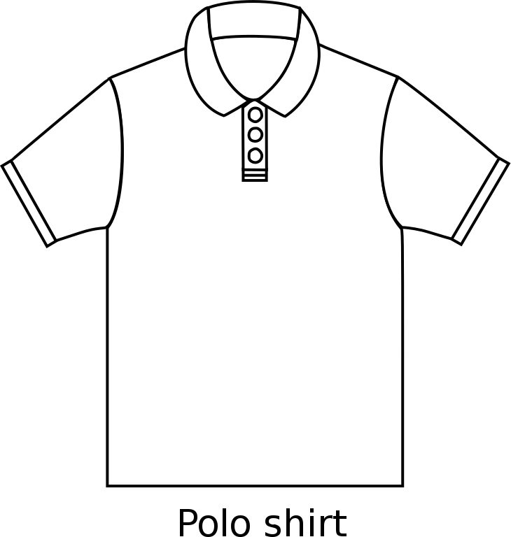 Download File:Shirt-type Polo.svg - Wikimedia Commons