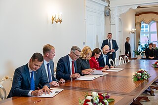 <span class="mw-page-title-main">Siliņa cabinet</span> Current government of Latvia