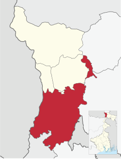 Siliguri (subdivision) in Darjeeling (West Bengal).svg