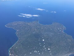 Siquijor Island from air