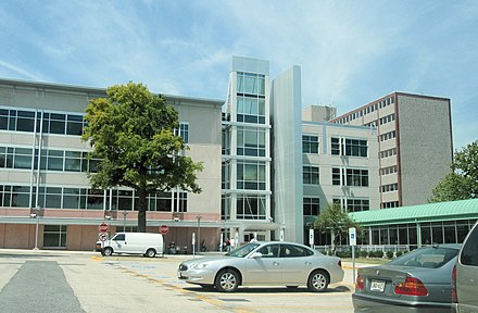 One part of SSA headquarters in Woodlawn, Maryland