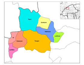 Localisation de Kiembara