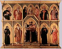 San Luca Altarpiece, Անդրեա Մանտենյա, 1453