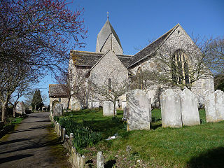 Church of St Mary the Blessed Virgin, Sompting Church in West Sussex , United Kingdom