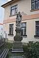 English: Statue of Saint Wenceslaus near Třebíč Hospital. Čeština: Socha sv. Václava u třebíčské nemocnice.