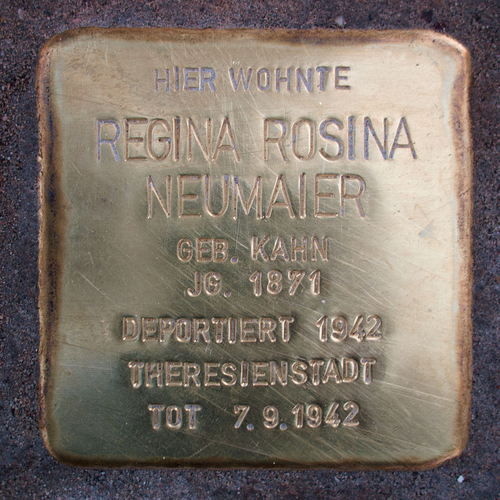 Stolperstein Schwäbisch Gmünd Regina Rosina Neumaier