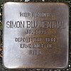 Stolperstein für Simon Blumenthal