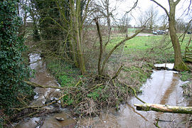 Brook near Poole Old Hall Stream nr Poole Old Hall.jpg