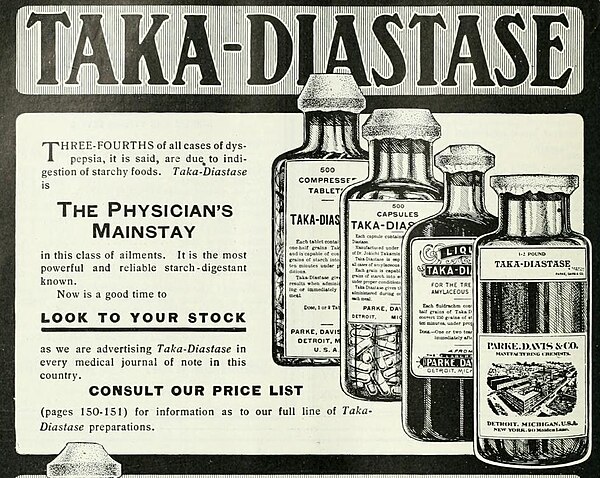 Taka-diastase advertisement in 1905