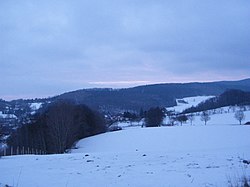 Buchberg (vlevo) se sousedním Kaiserbergem (vpravo)