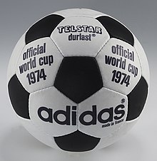 Telstar Durlast, мяч чемпионата мира по футболу 1974 года.