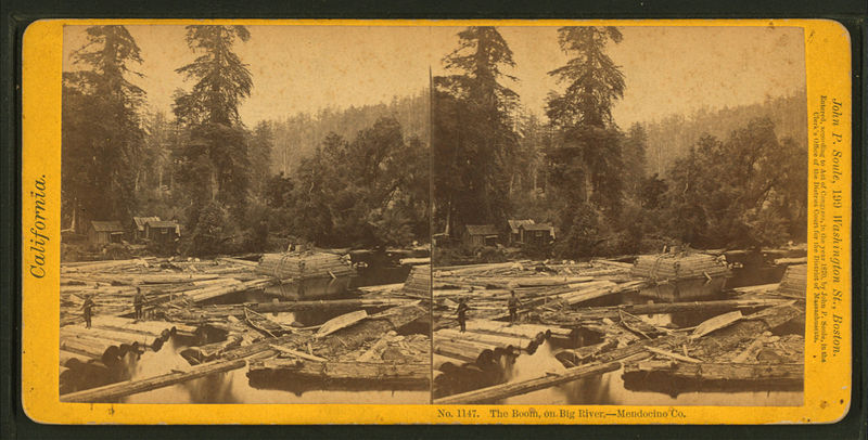 File:The Boom, on Big River, Mendocino Co, by John P. Soule.jpg
