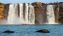 Chitrakote Falls, the largest waterfalls in India The Chitrakote Falls.jpg