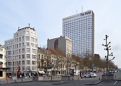 How to get to The Hotel. Brussels with public transit - About the place