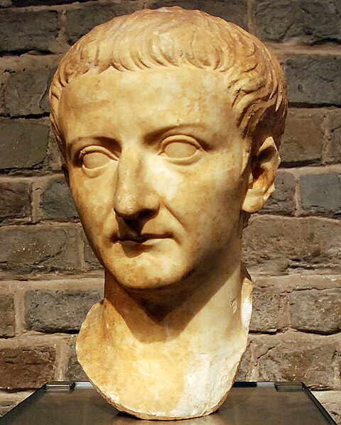 A bust of Tiberius kept in the Romano-Germanic museum in Cologne.