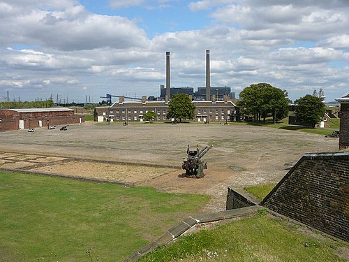 Tilbury Fort - Parade ground - geograph.org.uk - 1640070.jpg