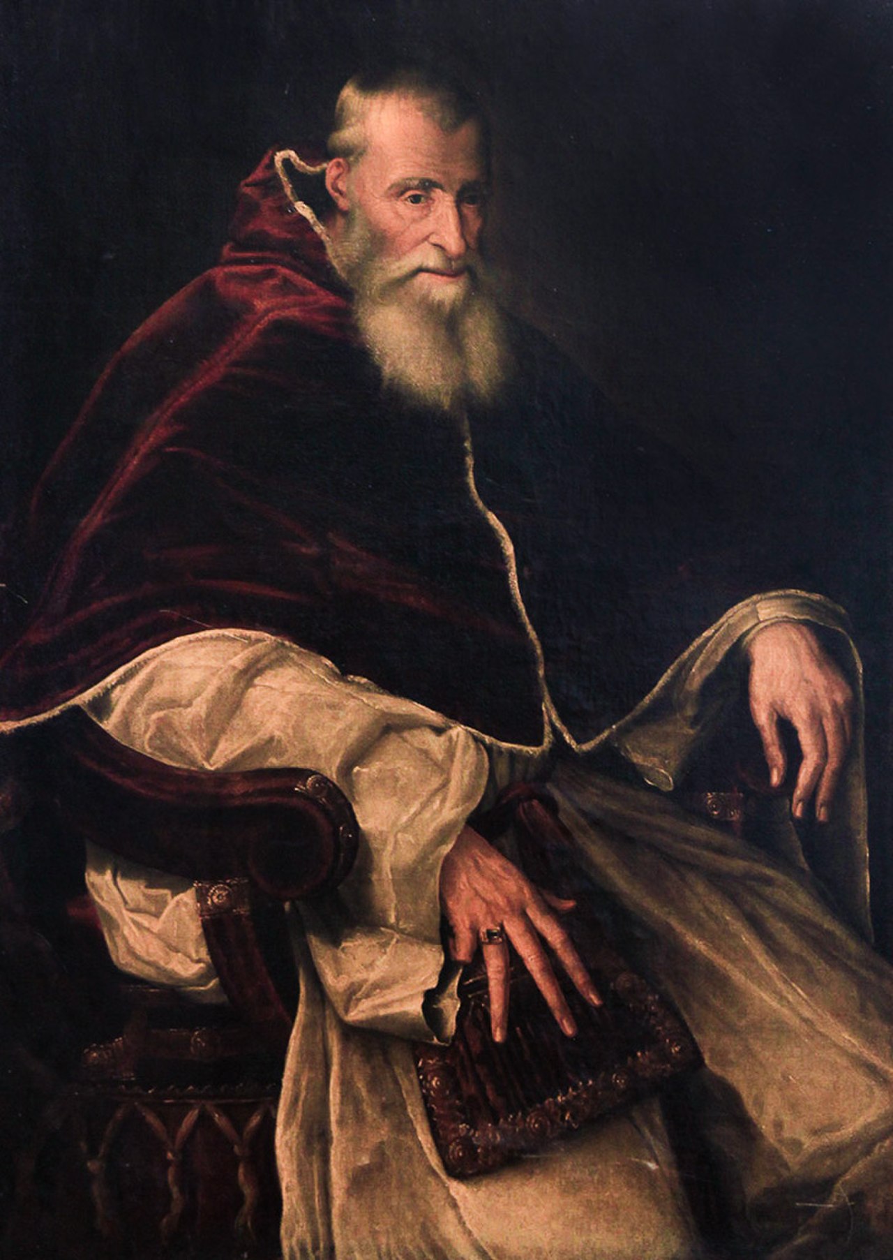 Тициан portrait of Pope Paul III