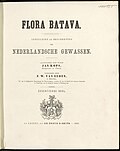 Title page Flora Batava (KB), Volume 17, 1885