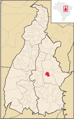 Location in Tocantins