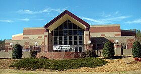 Grace Chapel and Performing Arts Center, Toccoa Falls College in Toccoa Falls, Georgia, United States. Toccoa Falls College, Grace Chapel3.JPG