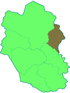 Мариинский уезд на карте