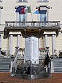 Monumento ai caduti presso il municipio di Torriglia, Liguria, Italia