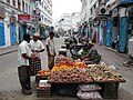 Trading on the street in Old City of Al Mukalla.