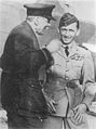 Photograph of the Lord Trenchard and Sir Arthur Tedder during World War II.