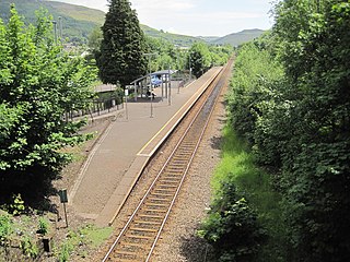 Treorchy railway station Railway station in Rhondda Cynon Taf, Wales