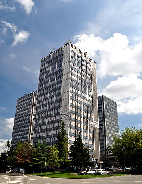 Office towers in Brno