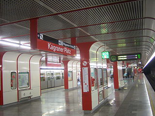 <span class="mw-page-title-main">Kagraner Platz station</span> Vienna U-Bahn station